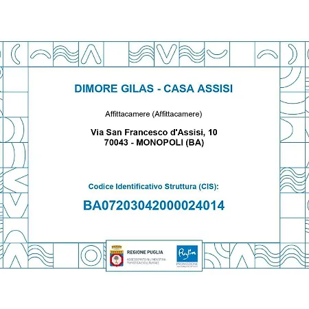 Dimore Gilas - Casa Assisi Monopoli